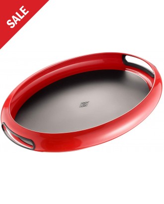 Tava pentru servire, rosu, Spacy Tray Oval  - SIMONA'S COOKSHOP